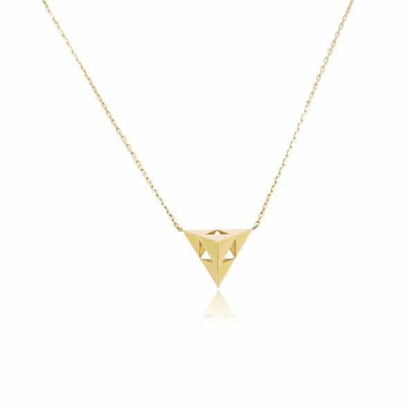 Pyramid Monogram Pendant