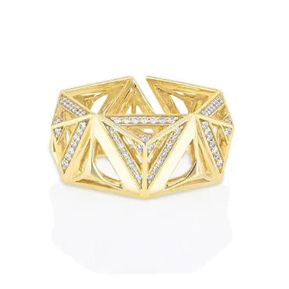 Diamond Monogram Ring