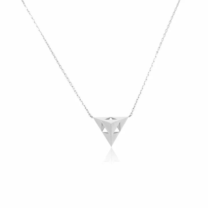 Pyramid Monogram Pendant